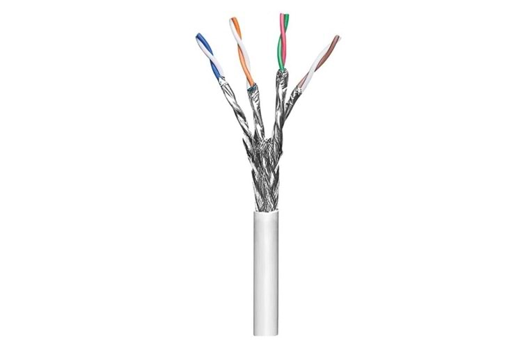 ODS 0.3m CAT6A S/FTP Gri Patch Kablo