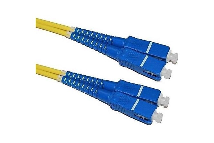 DIGITUS 2m SM SC-LC 9/125µ LSZH Duplex Fiber Optik Patch Kablo