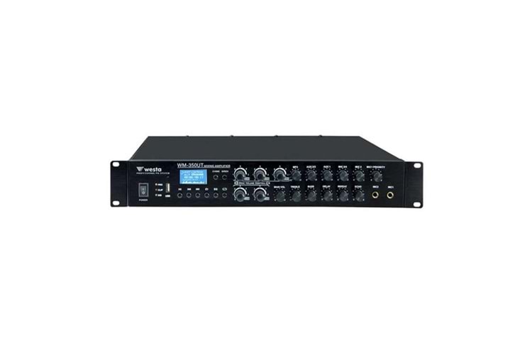 WESTA WM-350UT 6-bölgeli 350W MİKSER AMFİ 100V