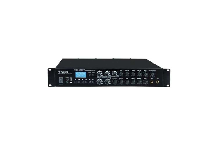 WESTA WM-150UT 6-bölgeli 150W MİKSER AMFİ 100V