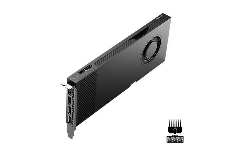 DELL RTX A4000 16GB CN-0HGP0F-FCSNV GDDR6 256bit 4X DP PCIe 16X v4.0