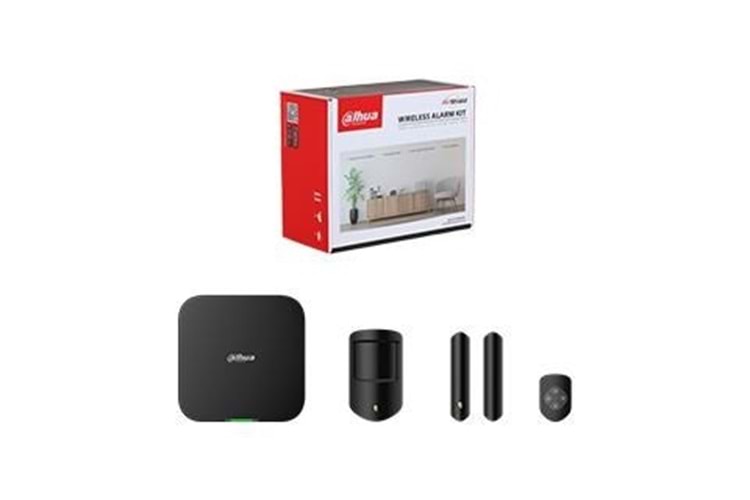 DAHUA ART-ARC3800H-03-W2(868)-B Kablosuz Alarm Sistemi Siyah