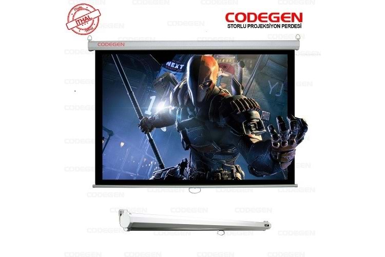 CODEGEN AX24 240x200 Storlu Projeksiyon Perdesi