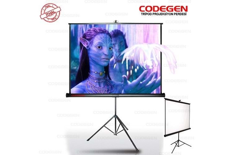 CODEGEN TX18 180x180 Ayaklı Projeksiyon Perdesi