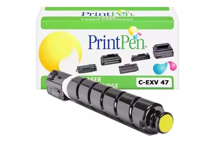 Prıntpen Canon C-Exv47 & Gpr-51 & Npg-65 Yellow (340Gr/21,5K)