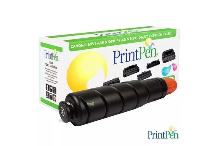 Prıntpen Canon C-Exv38,39 & Gpr-42,43 & Npg-56,57 (1390Gr/31K)