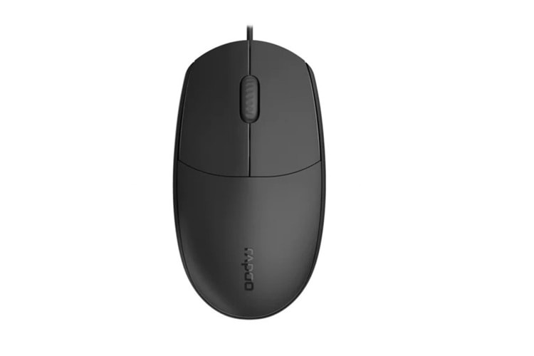 RAPOO N100C OPTİK KABLOLU TYPE-C MOUSE - SİYAH
