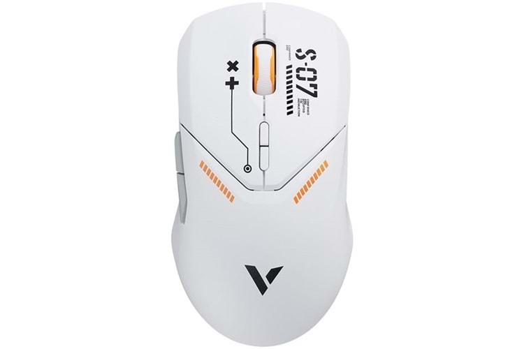 RAPOO VT9PRO 26000dpi Kablosuz Gaming Mouse White Orange