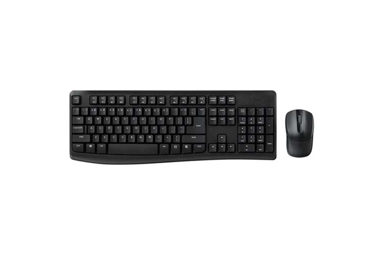 RAPOO X1800 PRO Kablosuz Klavye Mouse Set Siyah