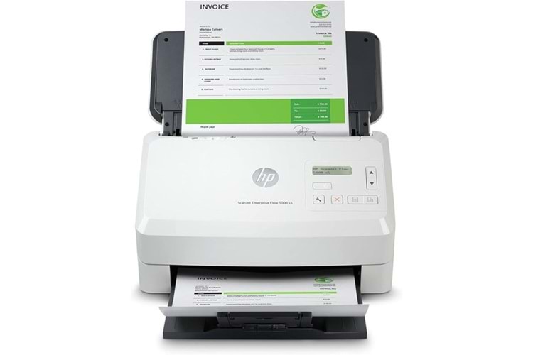 HP A4 Scanjet Enterprise Flow 5000 S5 6FW09A 40ppm Döküman Tarayıcı