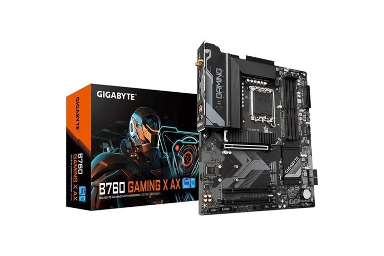 GIGABYTE B760 DS3H AX WIFI-6E DDR4 HDMI DP PCIE 4.0 1700p ATX