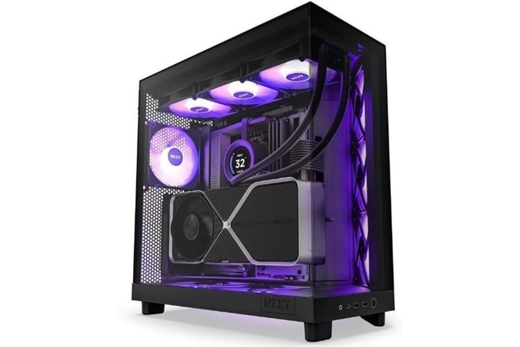 NZXT H6 FLOW CC-H61FB-R1 GAMING MID-TOWER PC KASASI