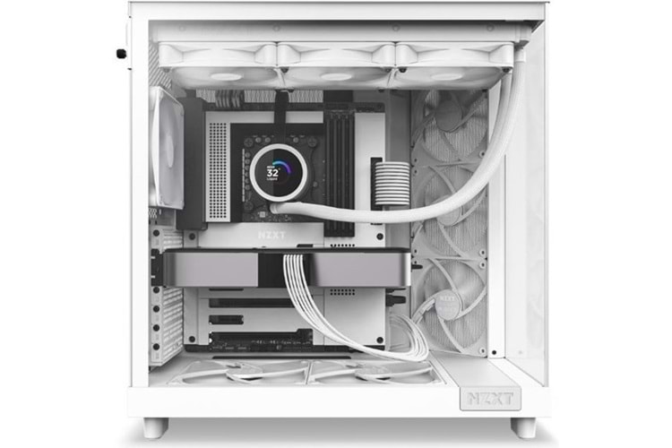 NZXT H6 FLOW CC-H61FW-01 GAMING MID-TOWER PC KASASI BEYAZ