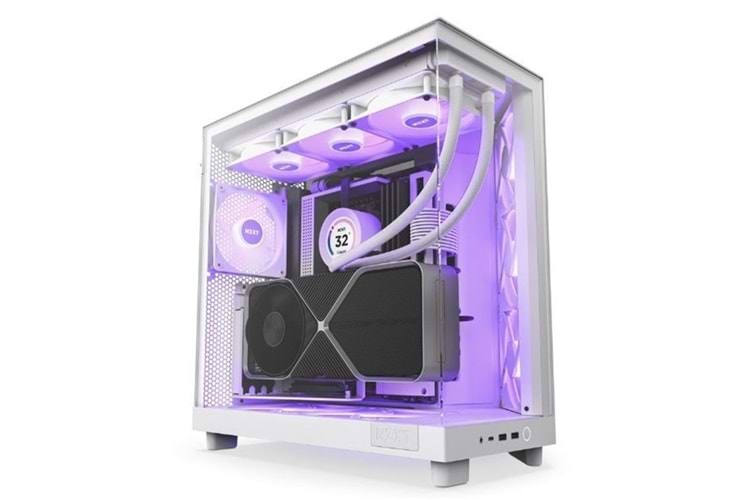 NZXT H6 FLOW CC-H61FW-R1 GAMING MID-TOWER PC KASASI BEYAZ