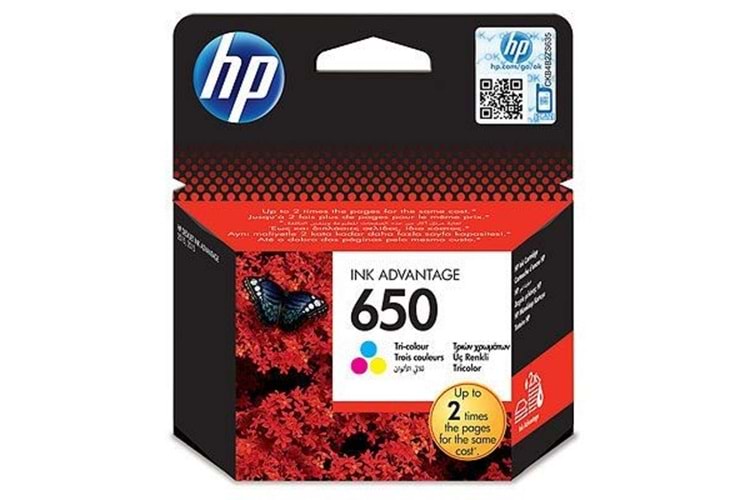 Hp No 650 3 Renkli Kartuş