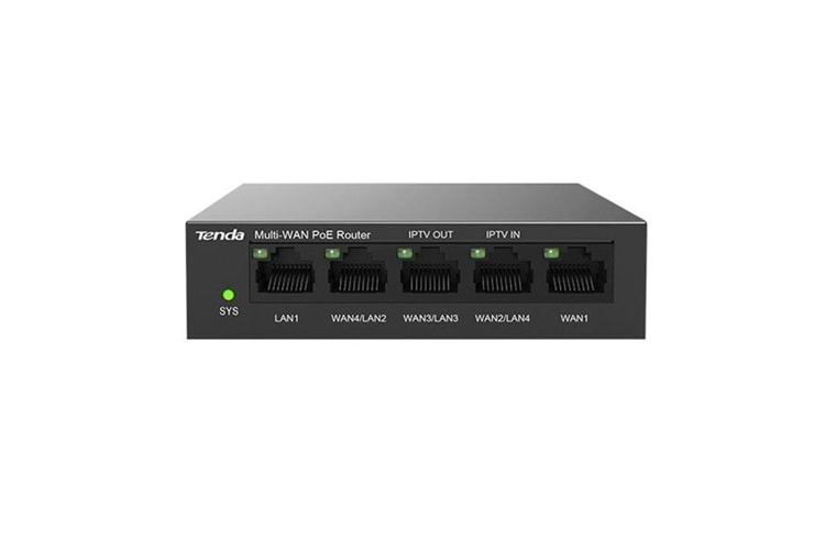 TENDA 5port G0-5G-PoE GIGABIT VPN ROUTER