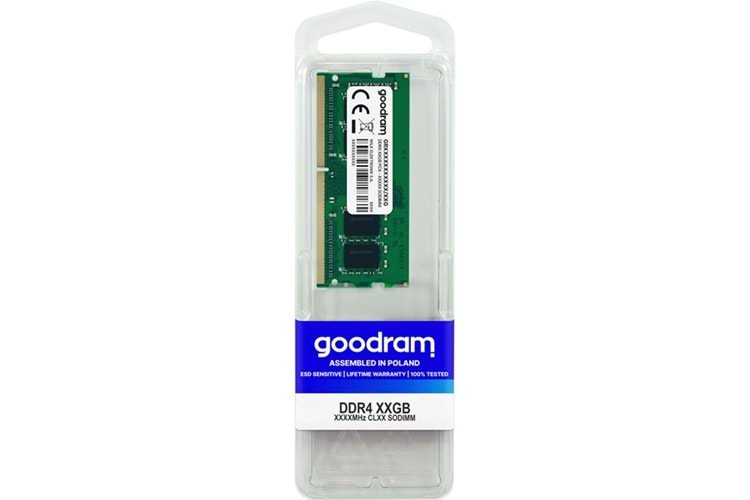 GOODRAM 8GB DDR4 3200MHZ CL22 NOTEBOOK RAMI VALUE GR3200S464L22S-8G