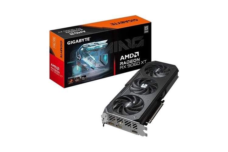 GIGABYTE 16GB RX9060XT GAMING OC GV-R9060XTGAMING OC-16GD GDDR6 HDMI-DP PCIE 5.0