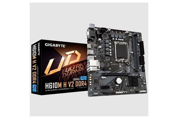 GIGABYTE H610M H V2 DDR4 M2 PCIe NVME HDMI PCIe 16X v4.0 1700p mATX