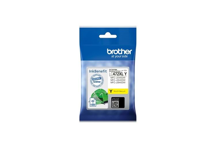 Brother 1500 Sayfa Yüksek Kapasite Sarı Kartuş