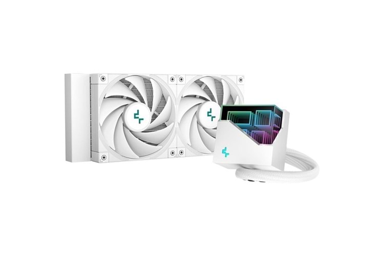 DEEPCOOL 240MM LT520-WH ARGB AM5-1700P SIVI SOĞUTMALI İŞLEMCİ FANI BEYAZ