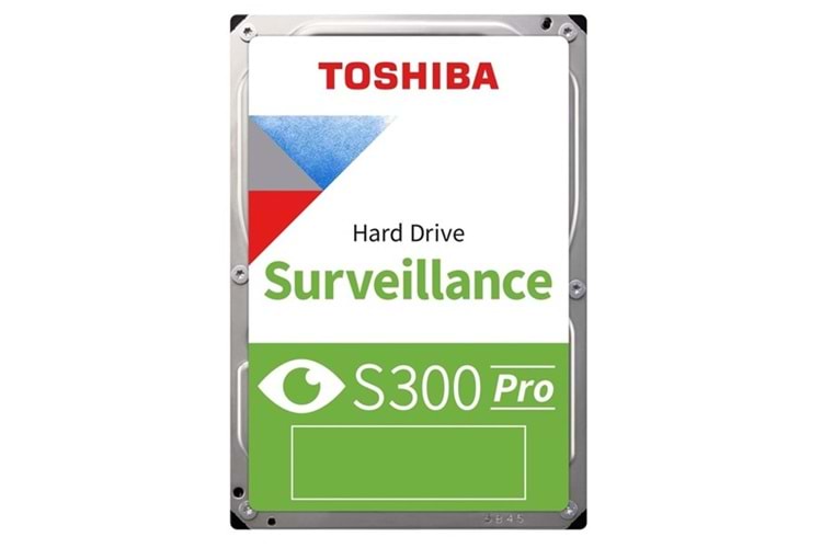 TOSHIBA 6TB S300 PRO MD10ADA600V 512MB 7200RPM SATA3 GÜVENLİK DİSKİ