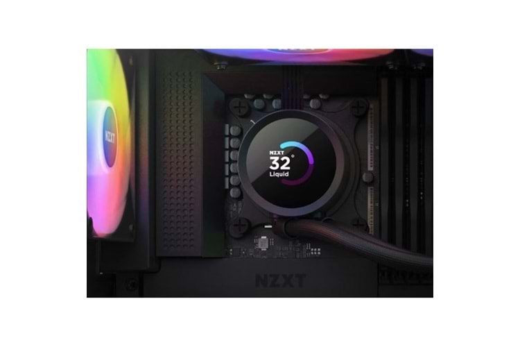 NZXT 240MM KRAKEN RGB RL-KR240-B1 RGB AM5-1700P SIVI SOĞUTMALI İŞLEMCİ FANI