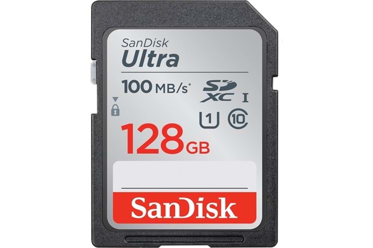 SANDISK 128GB ULTRA SDSDUNR-128G-GN3IN SHDC HAFIZA KARTI