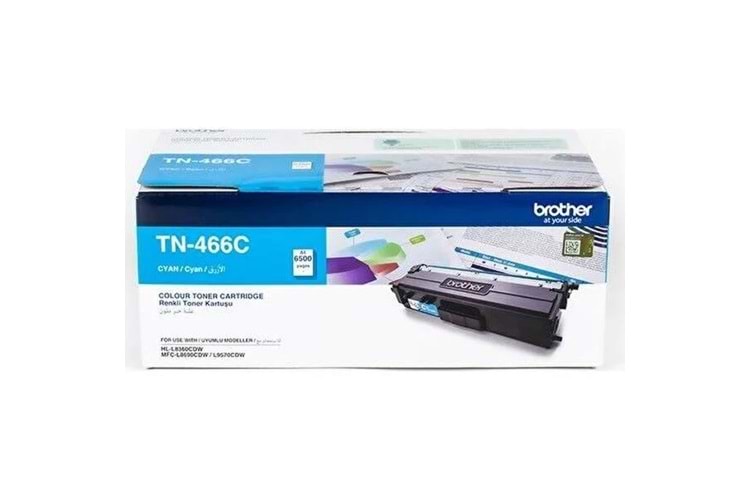 Brother TN466C Mavi 6500 Sayfa Lazer Toner
