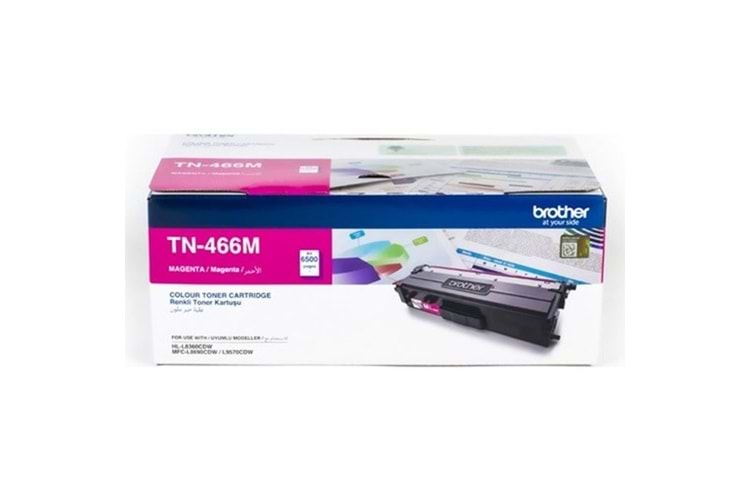 Brother TN466M Kırmızı 6500 Sayfa Lazer Toner