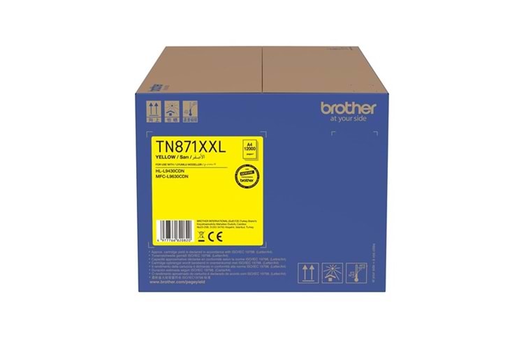 BROTHER TN871XXLY 12.000 Sayfa Sarı Toner