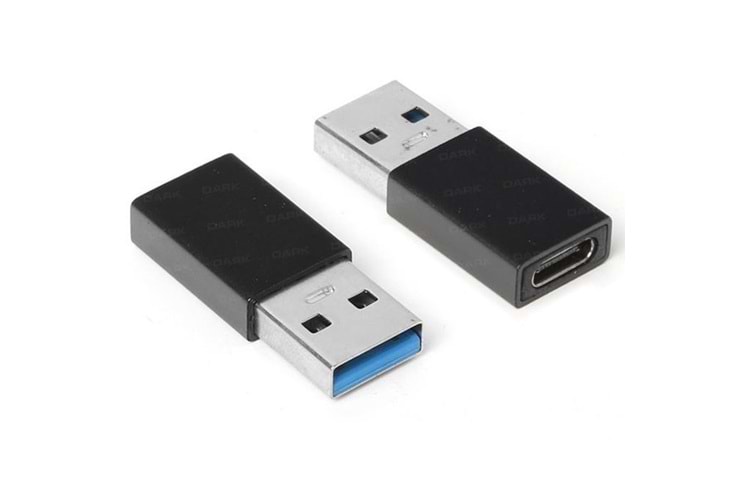 Dark USB3.0 Type-A - USB3.1 Type-C Dişi Dönüştürücü