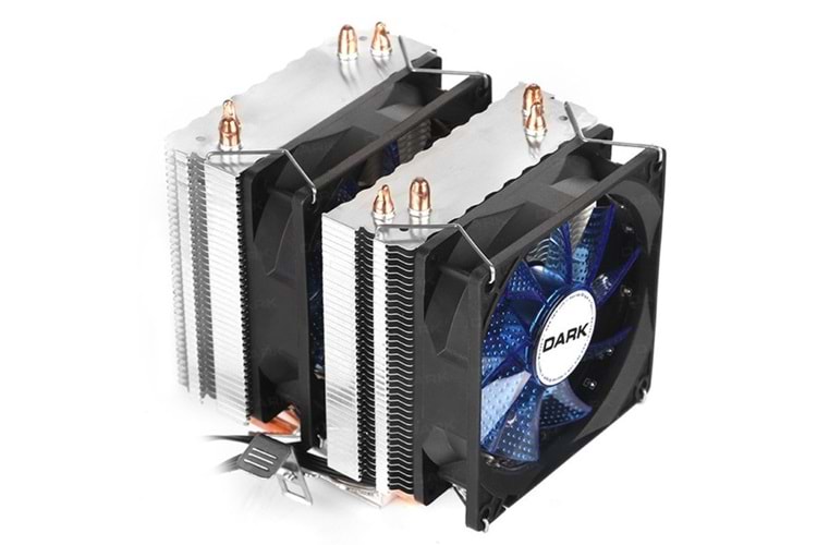DARK FREEZER-X94BL DKCCX94BL FRGB Hava Soğutmalı AM5-1851p Dual İşlemci Fanı