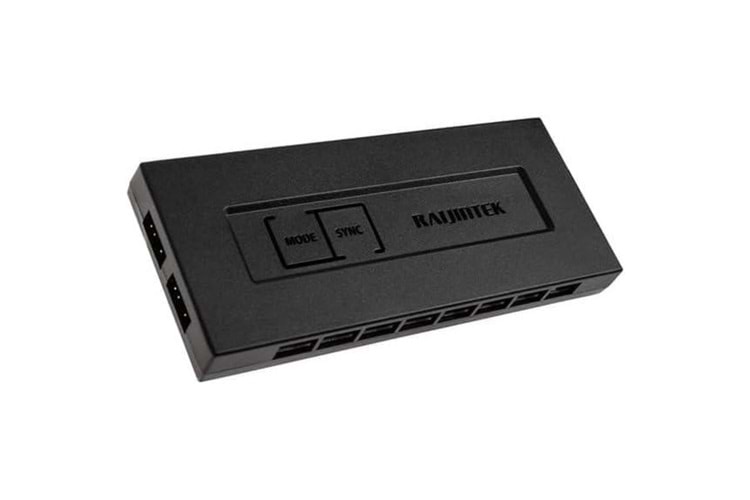 RAIJINTEK RJK 5V ARGB-PWM Fan Kontrolcü 8 Port PWM + 8 Port ARGB Bağlantı Noktası (0R40B00225)