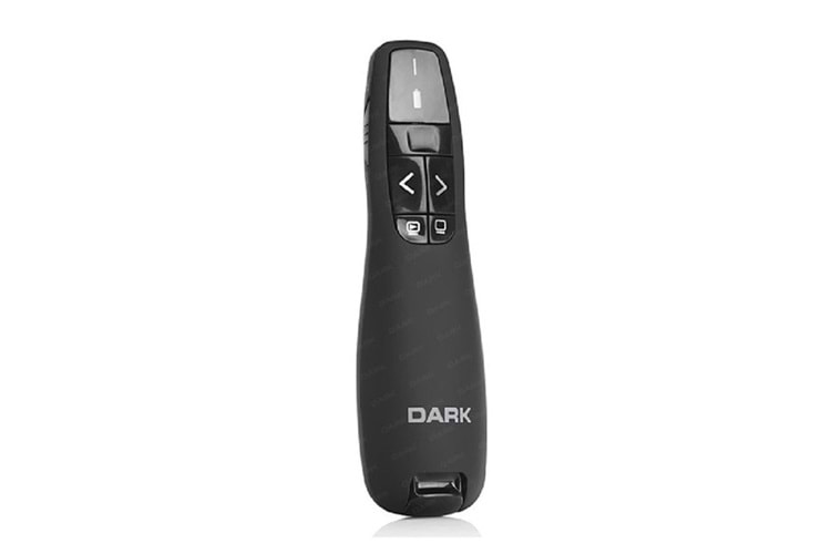 Dark Dk-Ac-Wp07 2.4 Ghz Kırmızı Lazerli Kablosuz Presenter Siyah