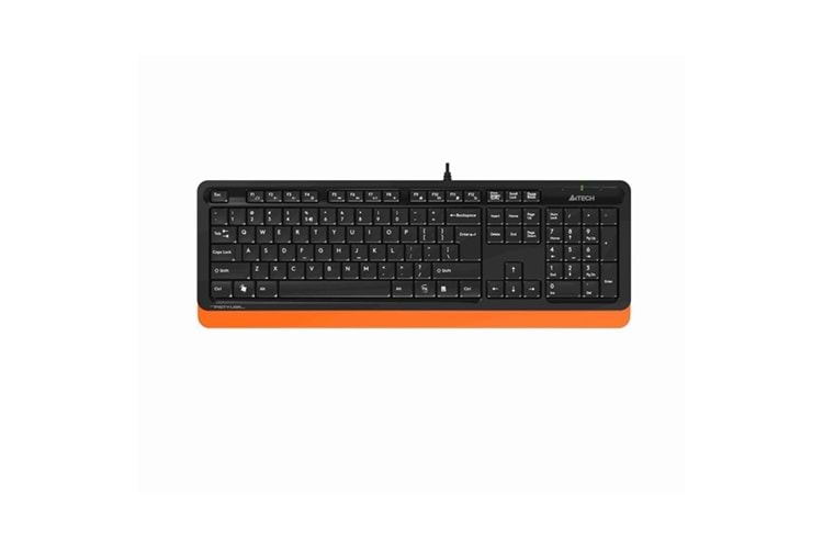 A4 TECH FK10 USB Q Trk Siyah/Turuncu Multimedya Klavye