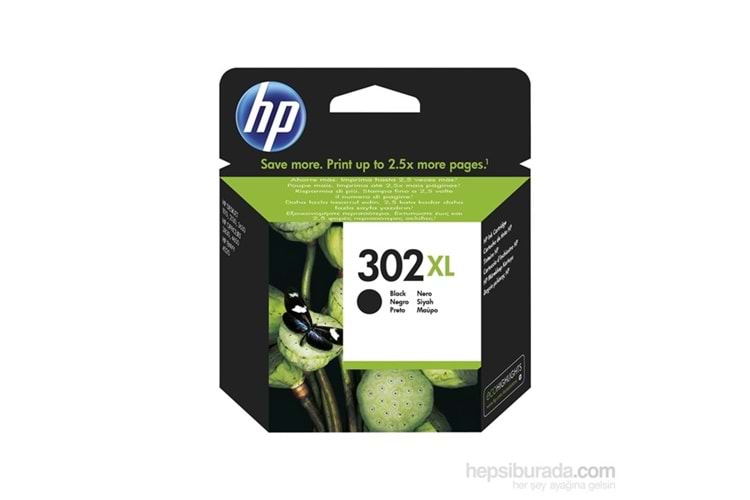 Hp F6u68ae Sıyah Kartus No:302 Xl