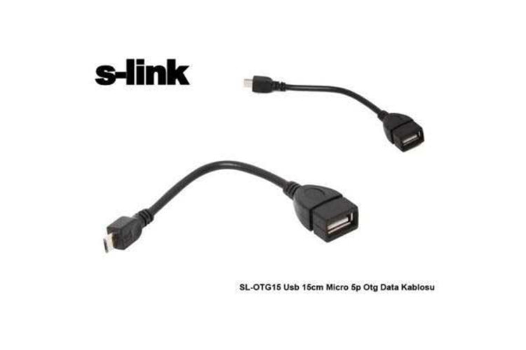 S-Lınk Sl-Otg20 Usb 15 Cm Af To Am5 Pın Kablo
