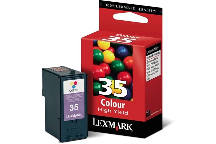 Lexmark 18C0035e Renkli Kartus No:35