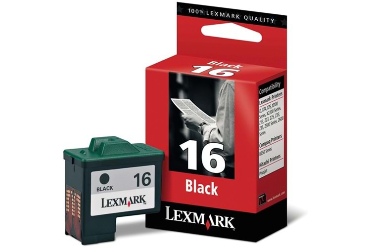 Lexmark 10N0016e Sıyah Kartus No:16