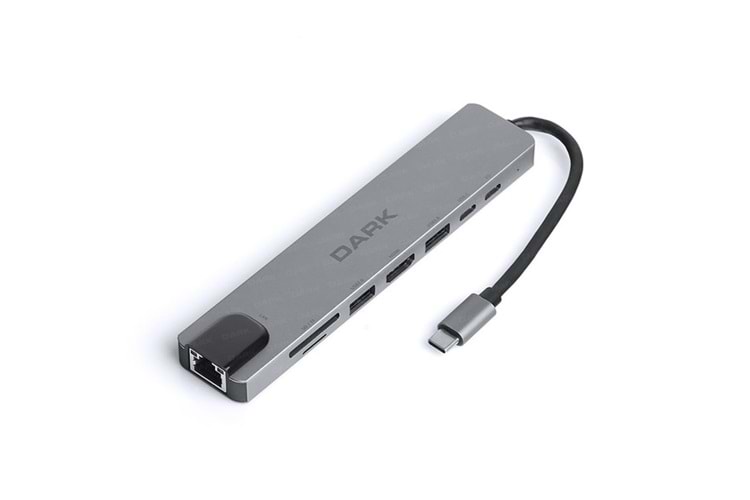 Dark Dk-Ac-U31x40 Type-C To Hdmı/Usb/Ethernet Çevirici Hub