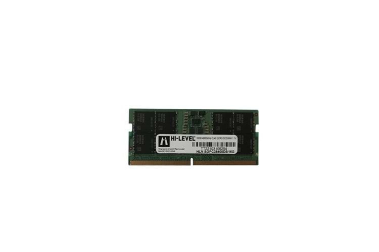 HI-LEVEL 16GB DDR5 4800MHZ CL40 NOTEBOOK RAM HLV-SOPC38400D5/16G