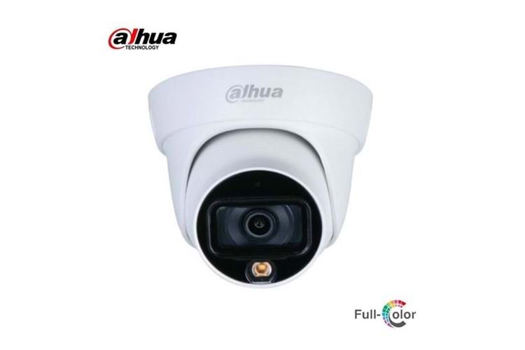 Dahua Hac-Hdw1209tlq-Led-0280B 2Mp 2.8Mm Fullcolor Hd-Cvı Ir Dome Kamera