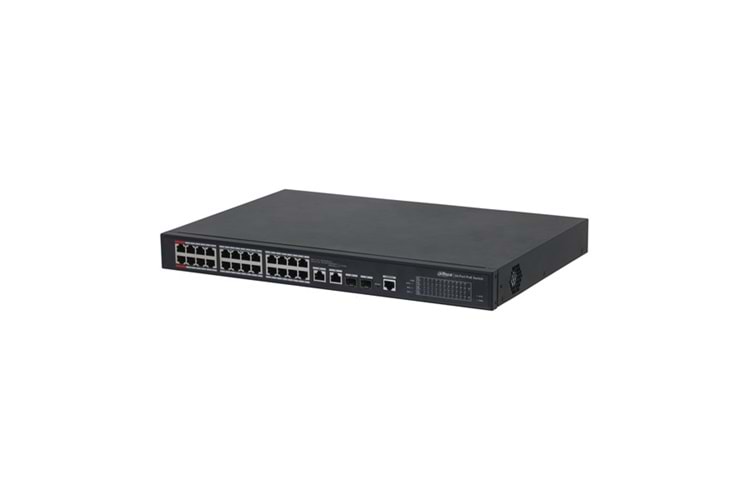DAHUA 24port PFS4226-24ET-240-V3 10/100 2-SFP GIGABIT 240W FULL POE YÖNETİLEBİLİR SWITCH