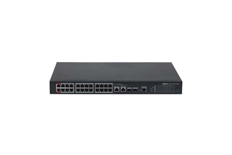DAHUA 24-PORT 360W FULL POE PFS4226-24ET-360-V3 10/1000 2X-SFP YÖNETİLEBİLİR POE SWITCH
