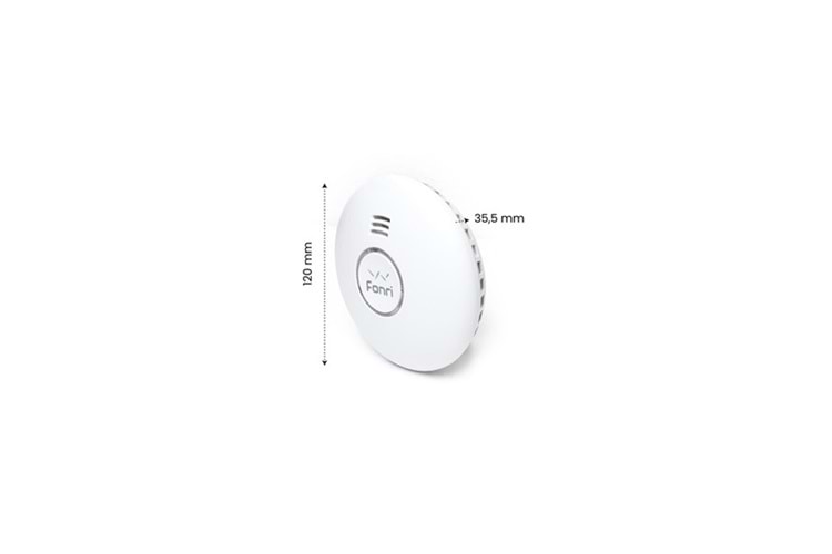 Fonri Wf3-Al1-0304-01 Wıfı Kablosuz Gs558d-H04 Akıllı Duman Sensörü 