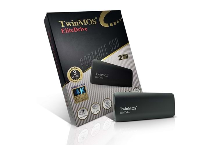 TWINMOS 2TB PSSD2TBMEDB USBC HARİCİ SSD DİSK