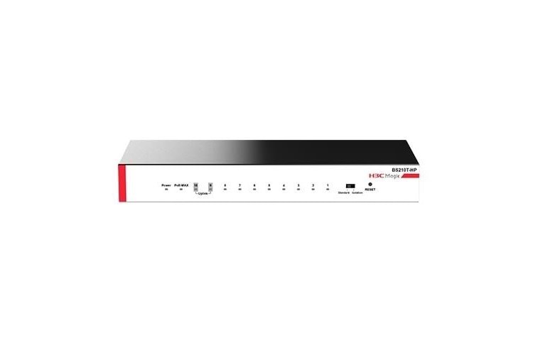 H3C 8port MAGIC 9801A5BY BS210T-HP GIGABIT 2-UPLINK 110W POE YÖNETİLEMEZ SWITCH