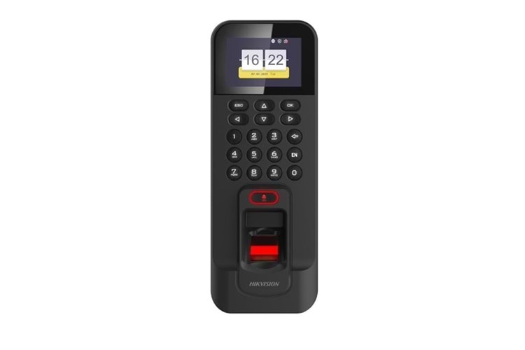 HIKVISION DS-K1T804AM Mifare Kart Okuyucu Bağımsız Terminal Parmak İzi, LCD, Keypad