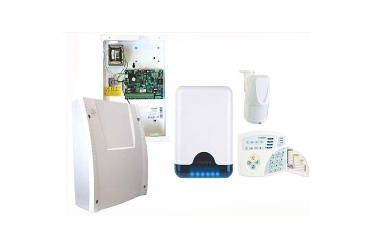 TEKNİM VAP404PT Kablolu Alarm Seti (AKÜSÜZ)